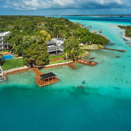 Cristalino Lagoon Front Hotel, Restaurant & Spa Bacalar Kültér fotó