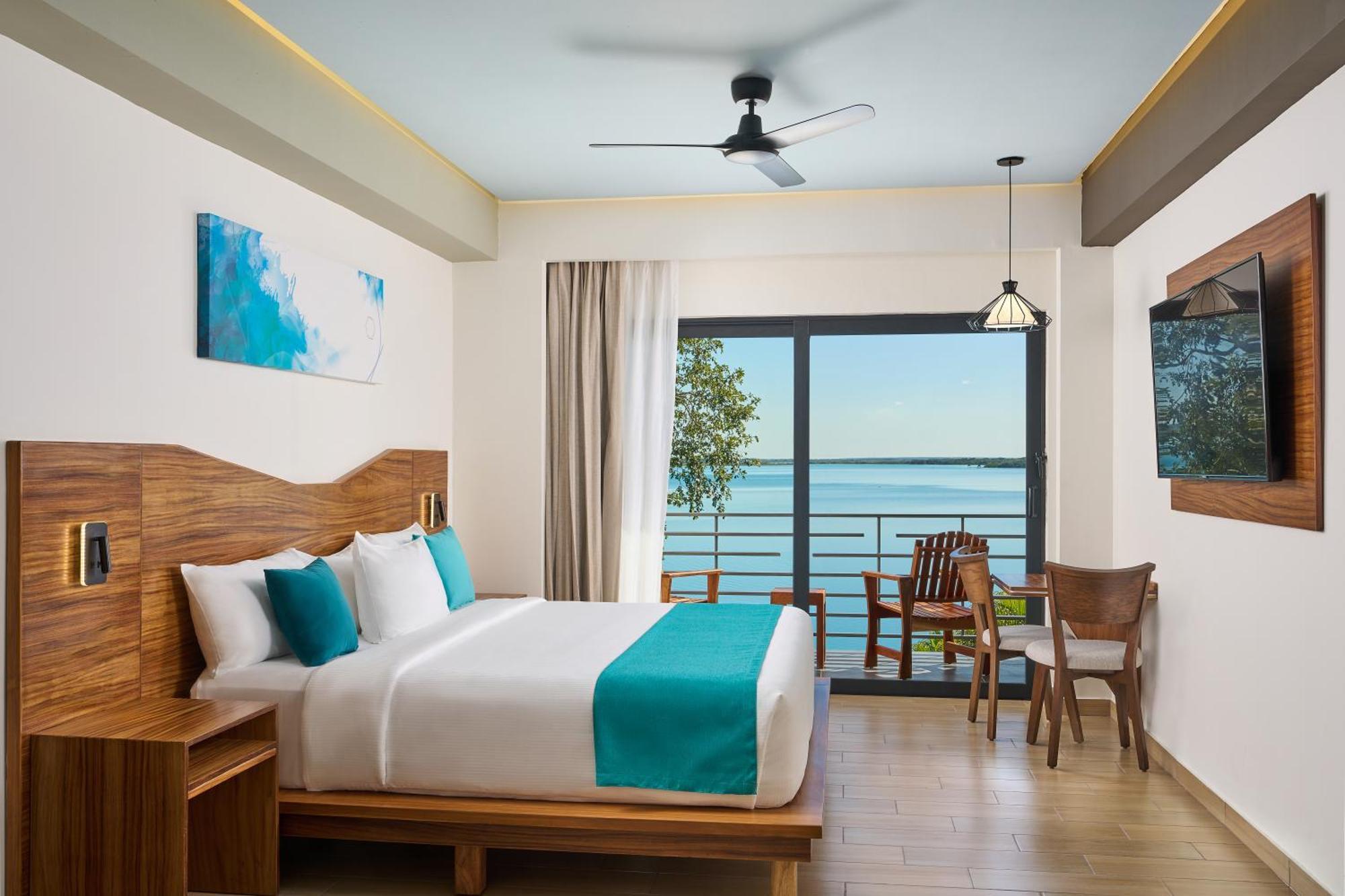 Cristalino Lagoon Front Hotel, Restaurant & Spa Bacalar Kültér fotó
