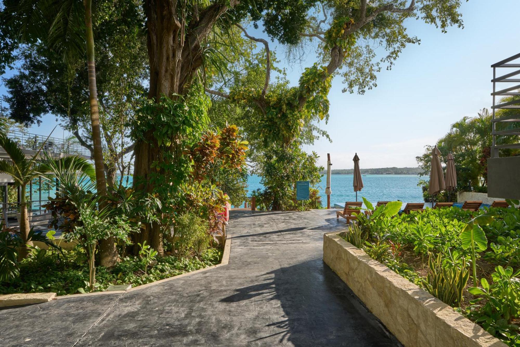 Cristalino Lagoon Front Hotel, Restaurant & Spa Bacalar Kültér fotó
